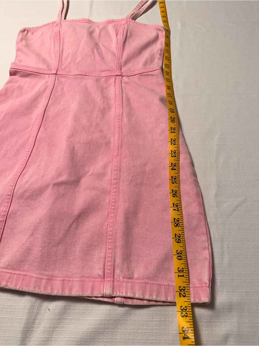 H&M Pink Square-Neck Mini Dress - Picture 4 of 6